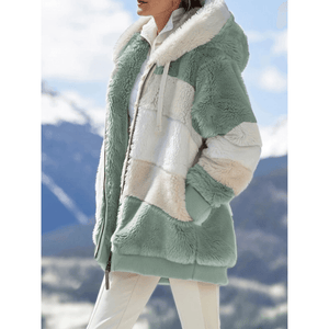 Casaco Feminino Oversized Alongado Verde 10