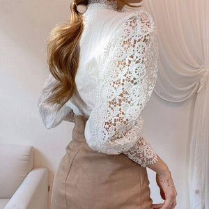 Camisa de Renda Feminina