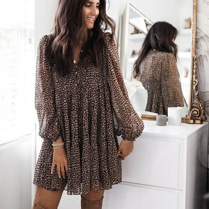 Vestido de Chiffon Feminino