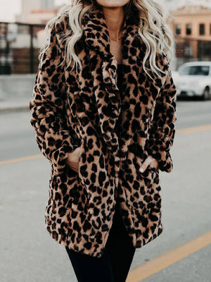 Casaco Feminino Ponto Aberto Leopardo 1
