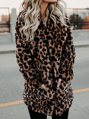 Casaco Feminino Ponto Aberto Leopardo 3