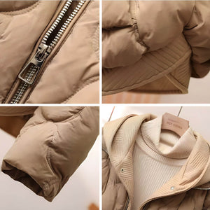 Jaqueta Feminina Puffer Bege 12