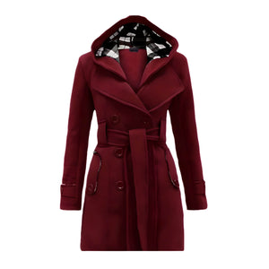 Casaco Feminino de Inverno Bordô 5