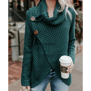 Suéter Feminino de Tricot Verde 1