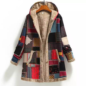 Casaco Feminino Vintage Forrado Vermelho 1