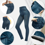 Calça Legging-Jeans