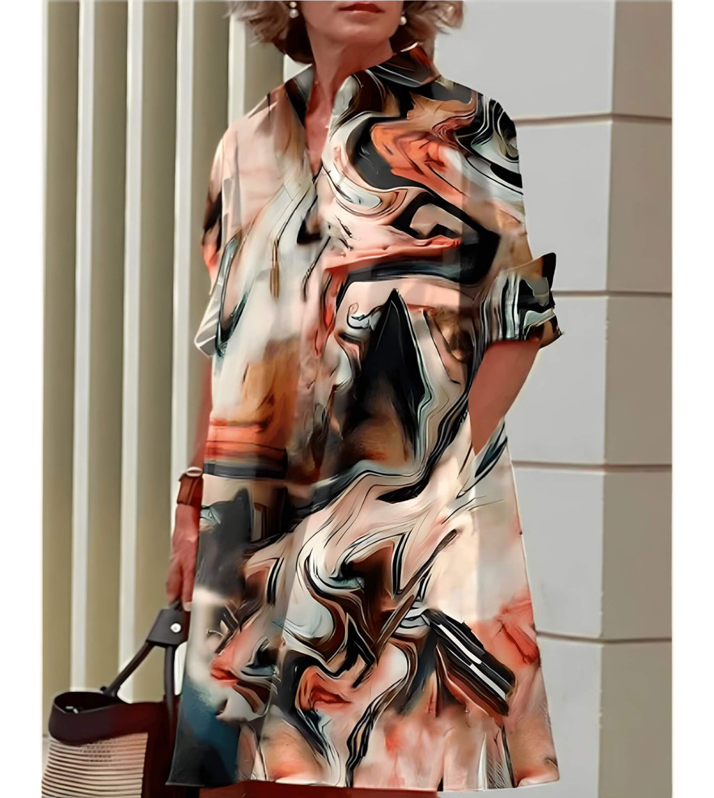 Vestido Curto Bege 10