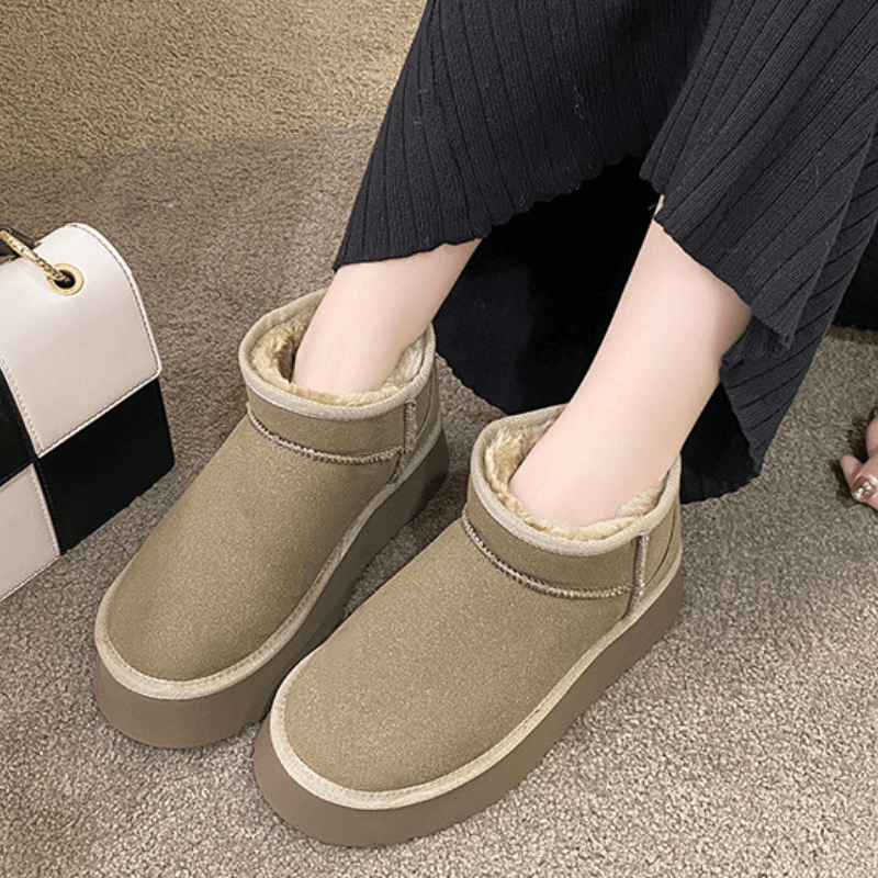 Bota Feminina Cano Curto Cinza 15