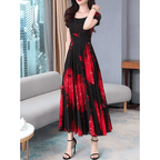 Vestido Mídi de Chiffon Feminino