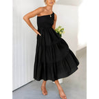 Vestido Mídi com Lastex Preto 3