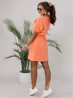 Vestido Casual Celeste