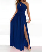 Vestido Longo Elegante Azul 3