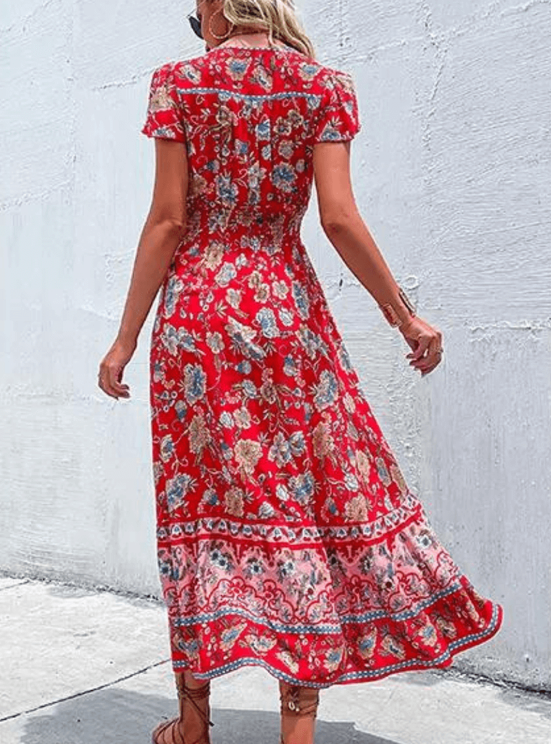 Vestido Mídi Vermelho 2