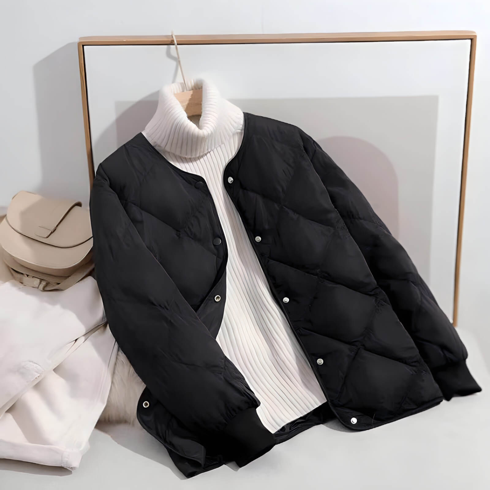 Jaqueta Feminina Puffer Preto 3