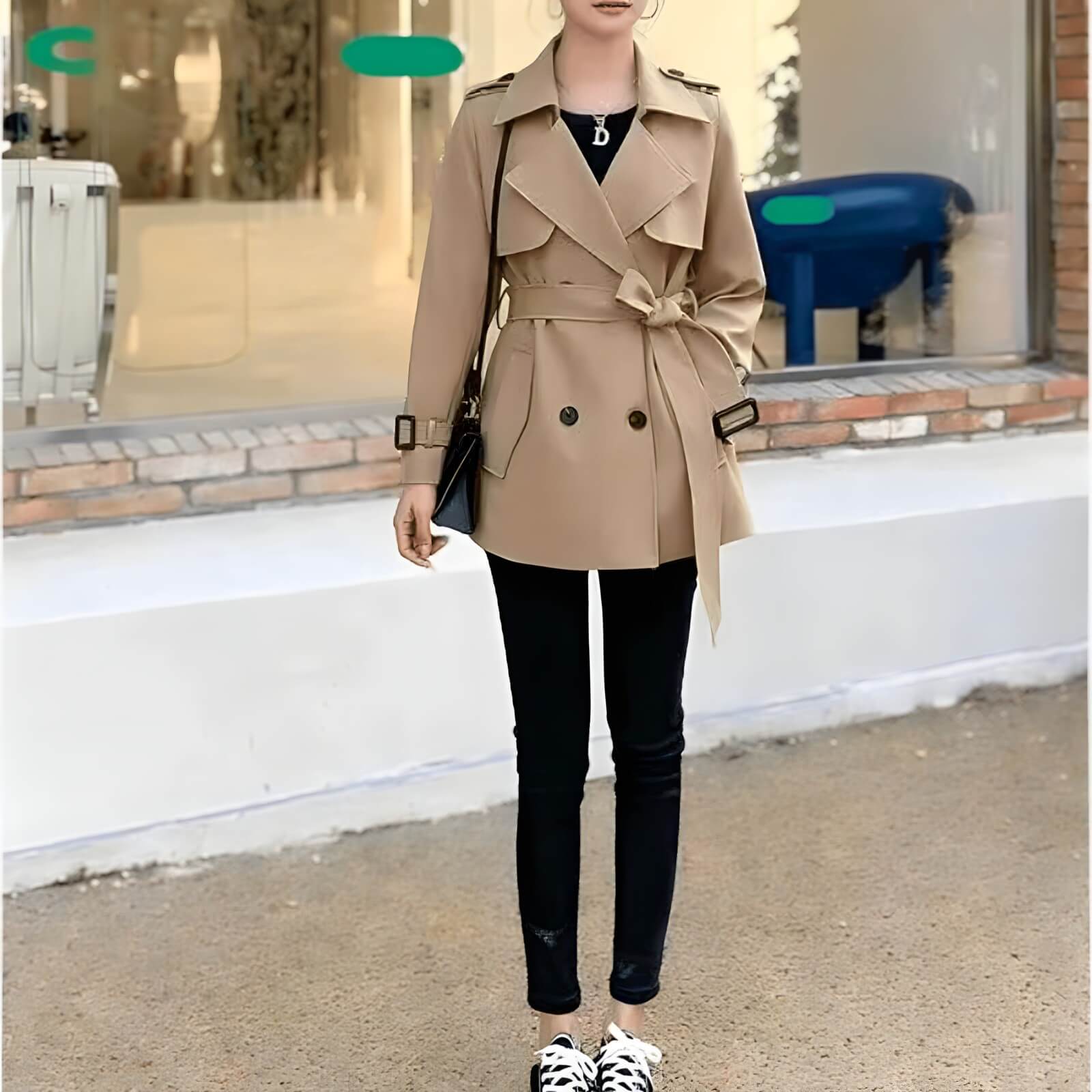 Casaco Feminino Trench Bege 7