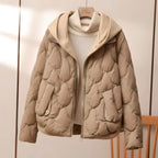 Jaqueta Feminina Puffer Bege 9