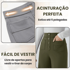 Calça Casual Cintura Alta Lunna