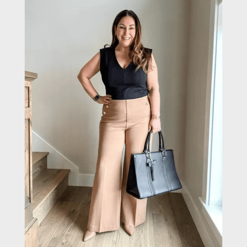 Calça Wide Leg Astrid