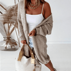 Cardigan de Tricot Alongado Ella