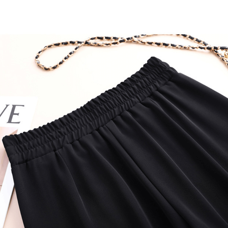 Calça Casual De Alfaiataria Élastique 15