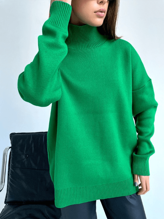 Suéter Feminino Oversized Verde 5
