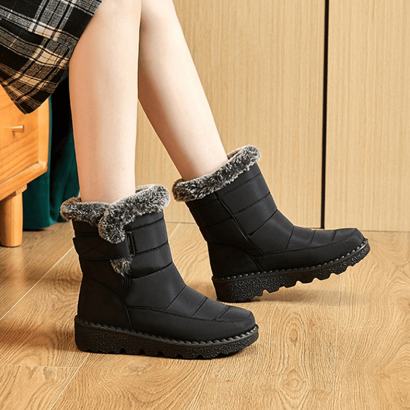 Bota Feminina de Inverno Impermeável Preto 1