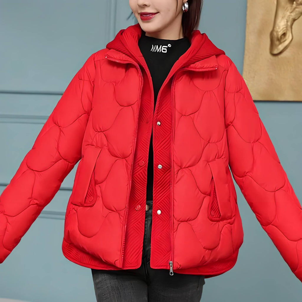 Jaqueta Feminina Puffer Vermelho 7