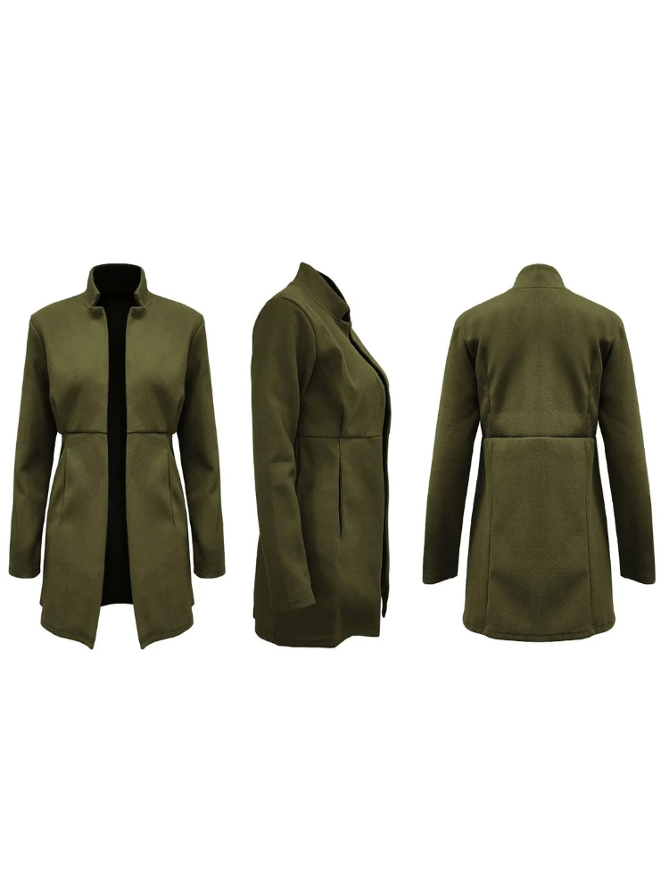 Casaco Feminino Ponto Aberto Verde Militar 10