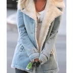 Jaqueta Feminina Forrada Azul 2