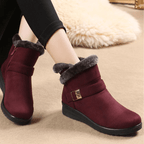 Bota Cano Curto Forrada em Veludo