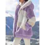 Casaco Feminino Oversized Alongado Lilás 9