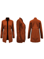 Casaco Feminino Ponto Aberto Vermelho 6