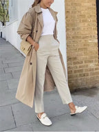 Calça Feminina Elegante Bege 1