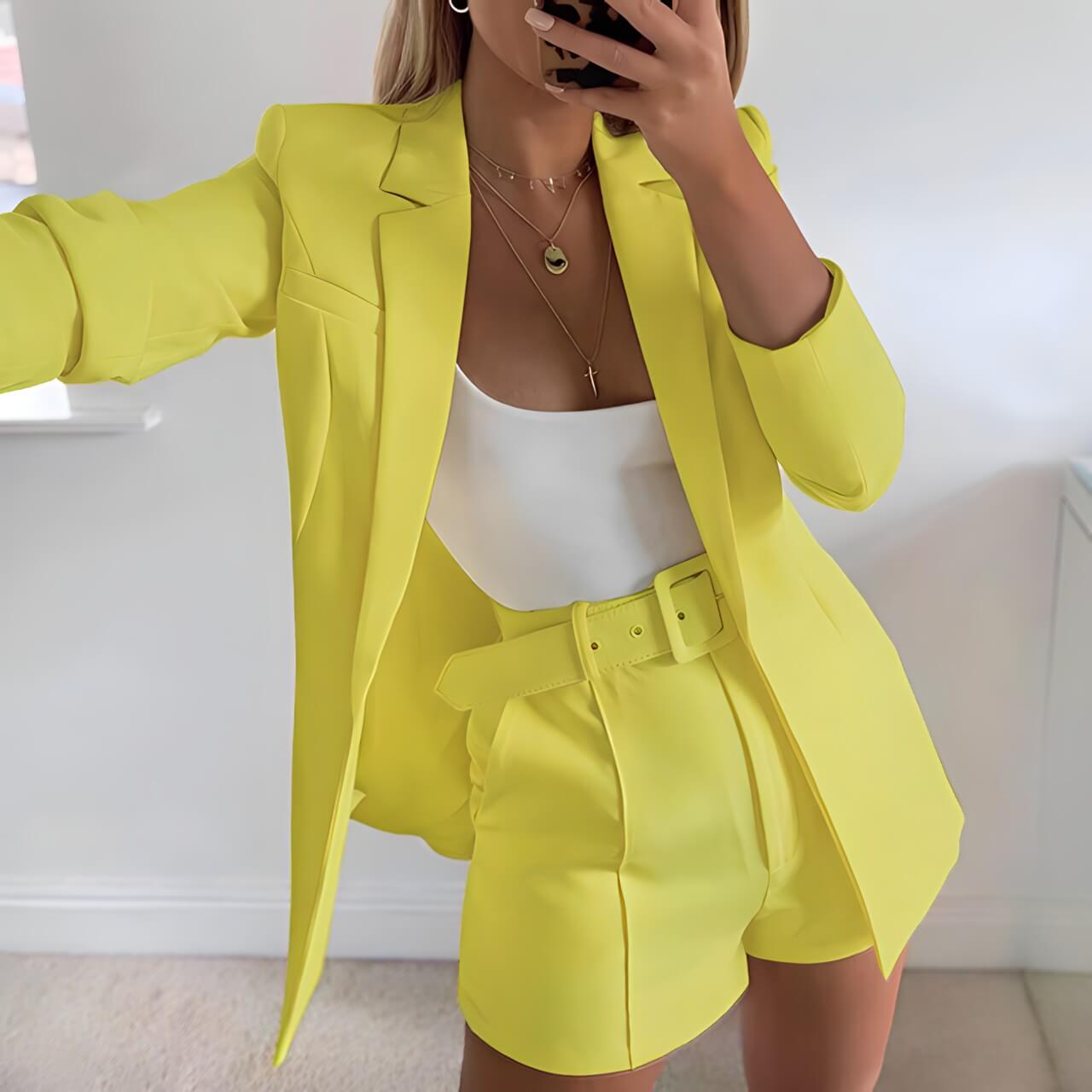 Conjunto Casual Amarelo 7