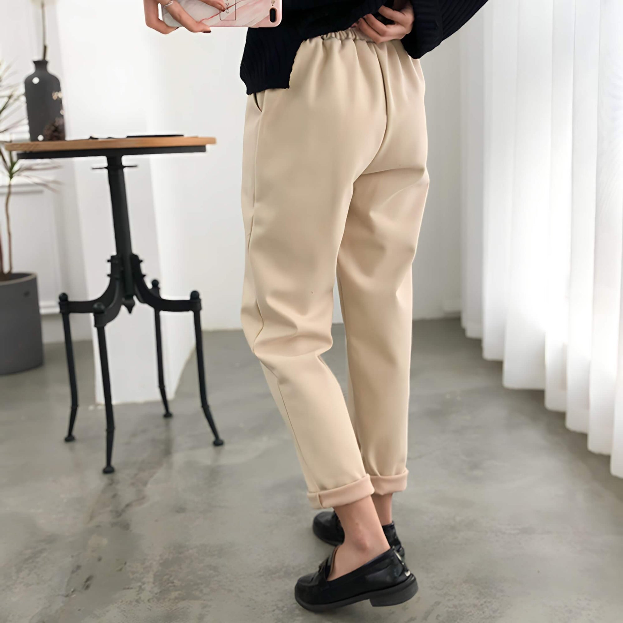 Calça Casual Bege 5
