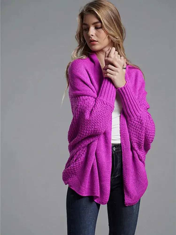 Cardigan Feminino Alongado de Tricot