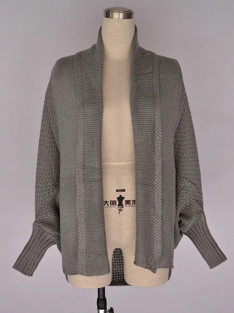 Cardigan Feminino Alongado de Tricot