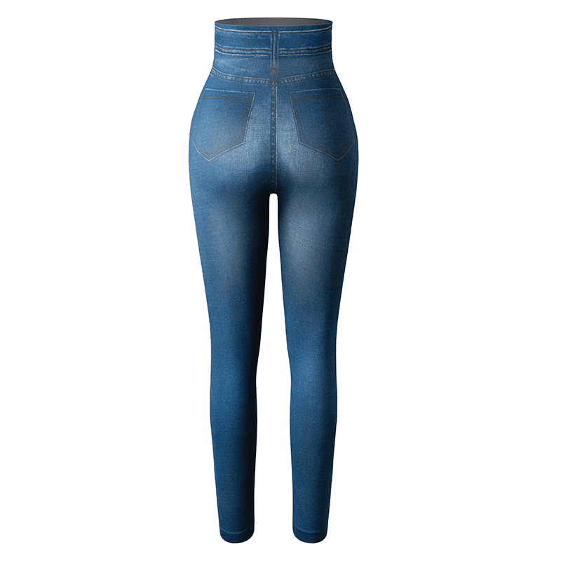 Calça Legging-Jeans