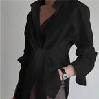 Camisa com Amarração Preto 3