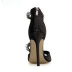 Sandália Salto Alto Preto 4