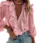 Camisa Com Babados Rosa 5