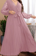 Vestido Casual Mídi de Chiffon Vienna - Plus Size