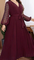 Vestido Casual Mídi de Chiffon Vienna - Plus Size