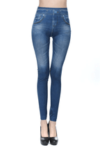 Calça Legging-Jeans