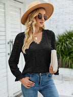 Blusa De Renda Bristol Preto / P 67