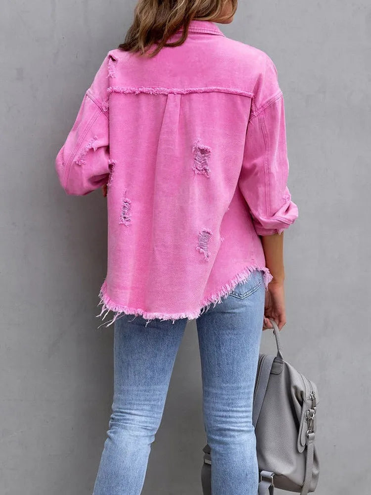 Jaqueta Feminina Rosa 2