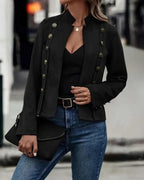 Jaqueta Feminina Casual Preto 3