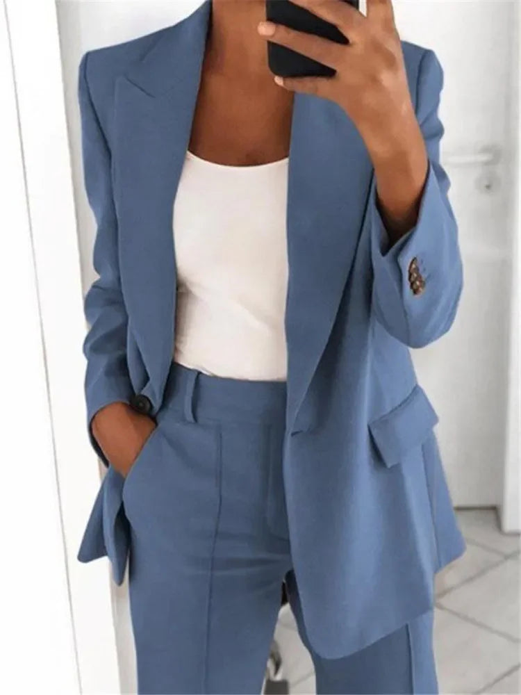 Blazer Casual Azul 01
