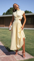 Vestido Maxi Amarelo 18