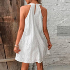 Vestido Curto de Laise Branco 2